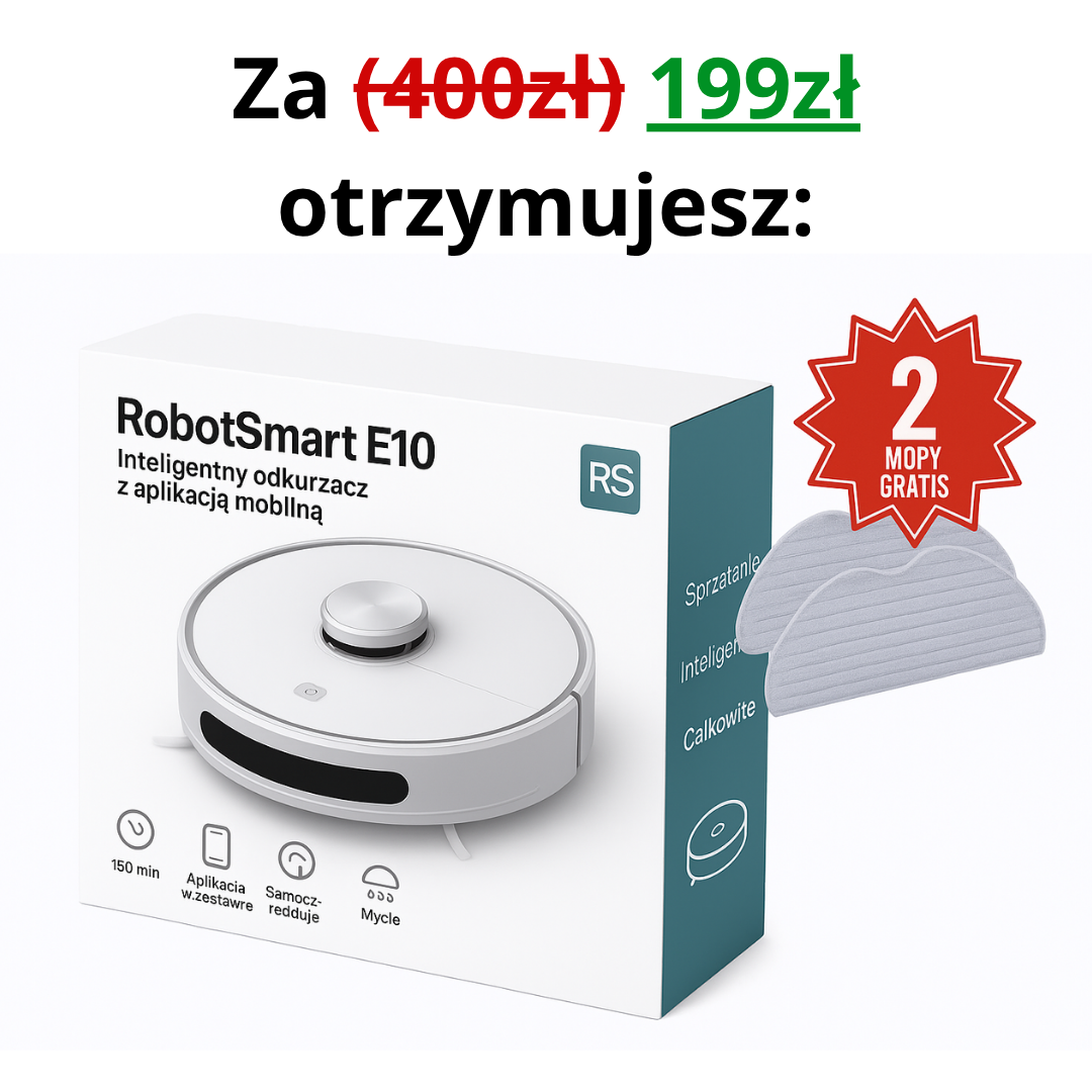 RobotSmart E10 Odkurzający RobotSmar (Oferta)