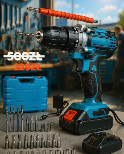 DrillxXx™ – Wiertarka Bezprzewodowa