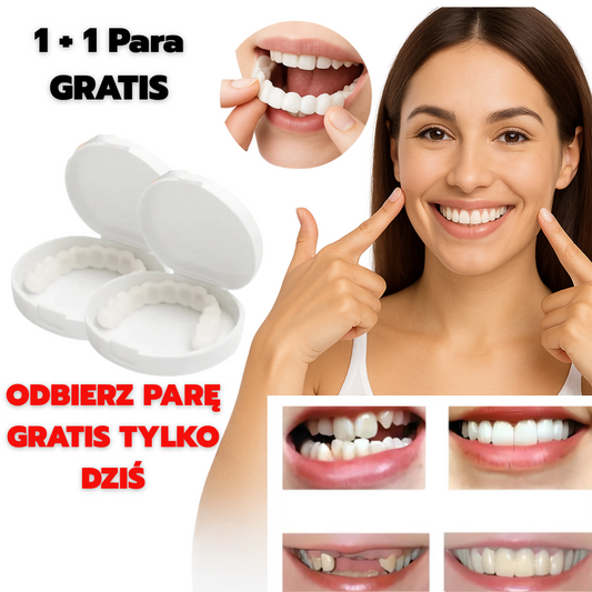 InstaSmile™ – Licówki dentystyczne (Odbierz jedną parę GRATIS tylko dziś)