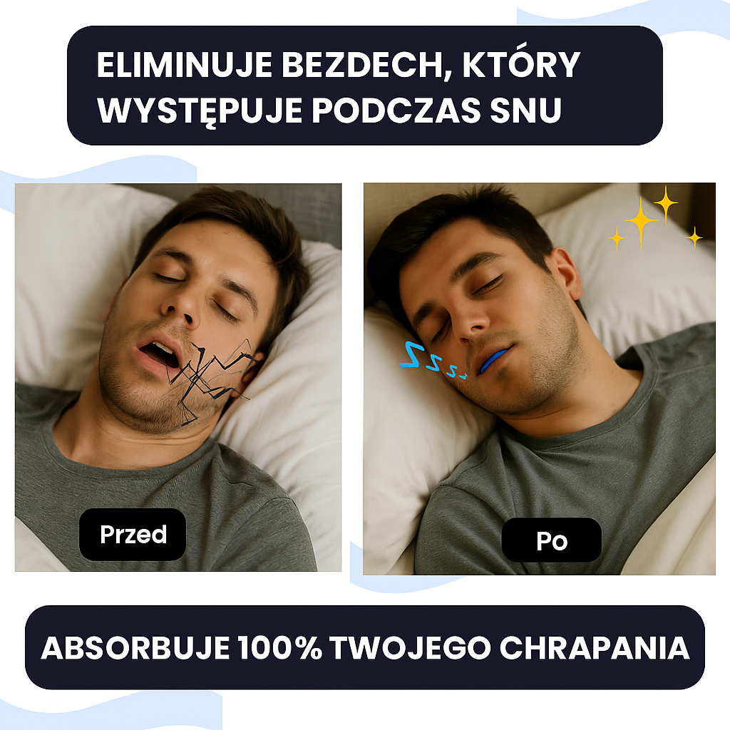 AirRest™ 2025 | Ustnik przeciw chrapaniu i bezdechowi sennemu (Oferta)