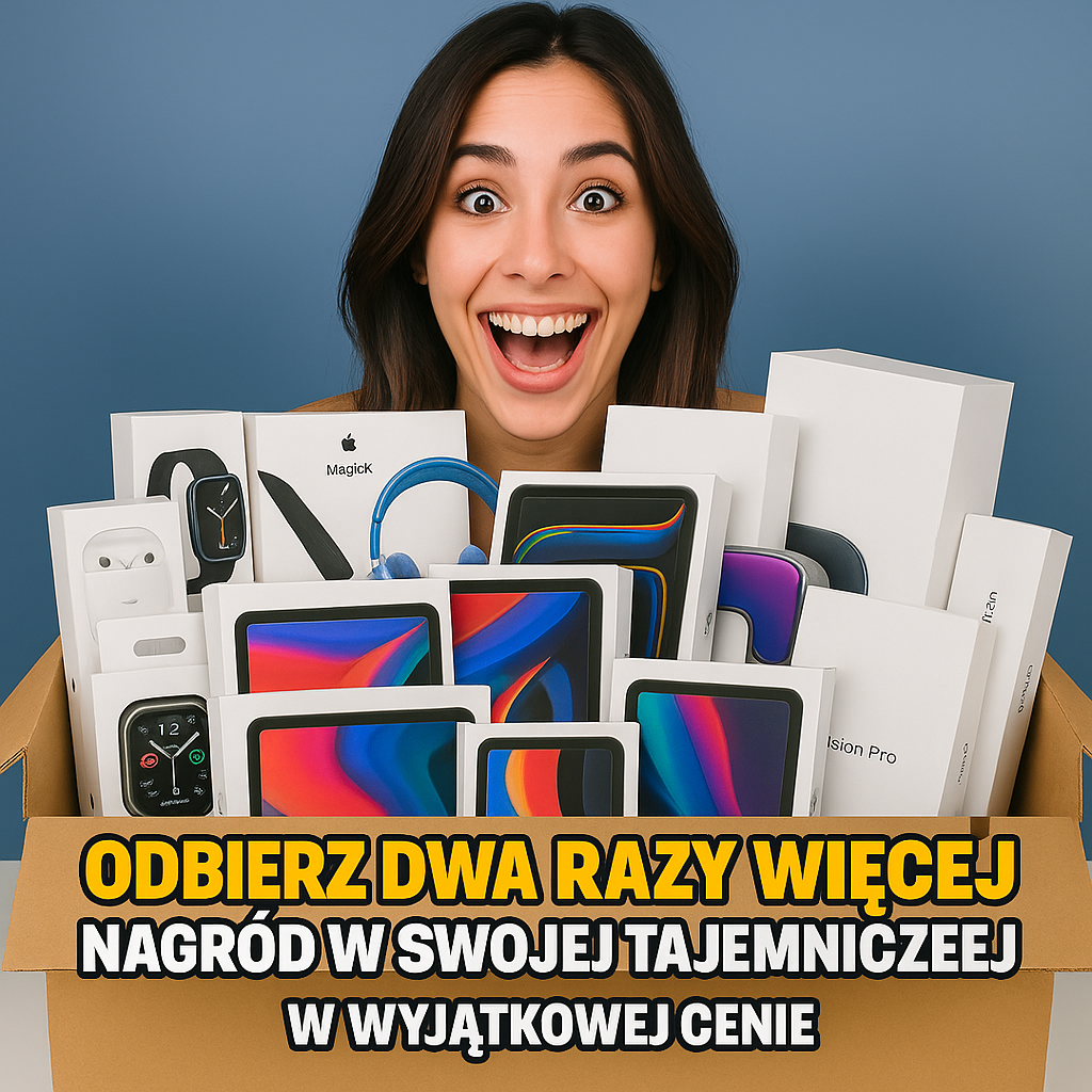 Odbierz dwa razy więcej nagród w swojej tajemniczej paczce w wyjątkowej cenie
