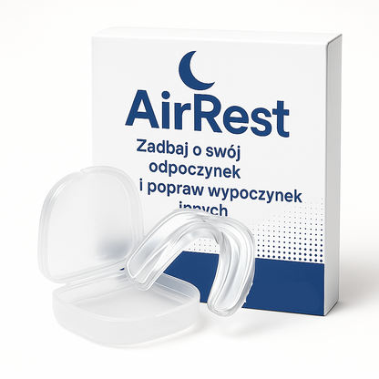 AirRest™ 2025 | Ustnik przeciw chrapaniu i bezdechowi sennemu (Oferta)