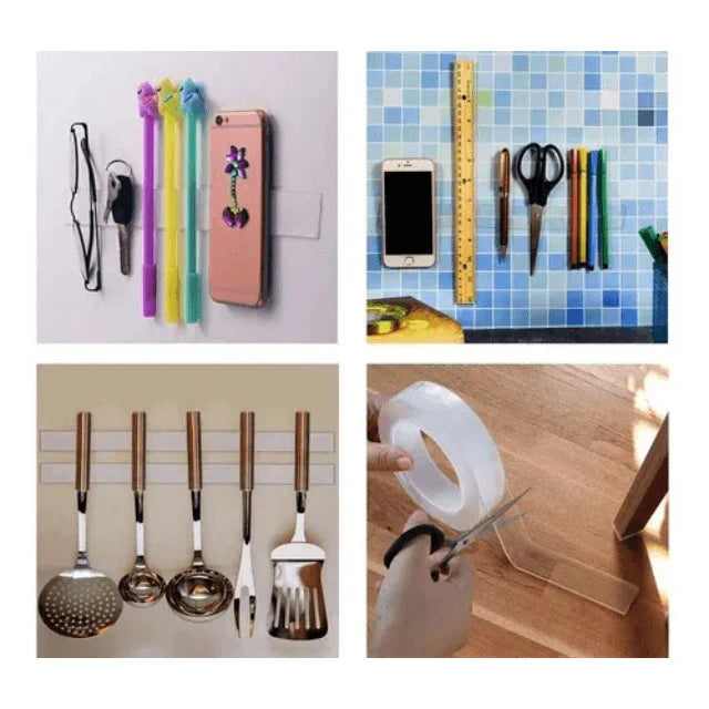 Taśma dwustronna zmywalna i wielokrotnego użytku